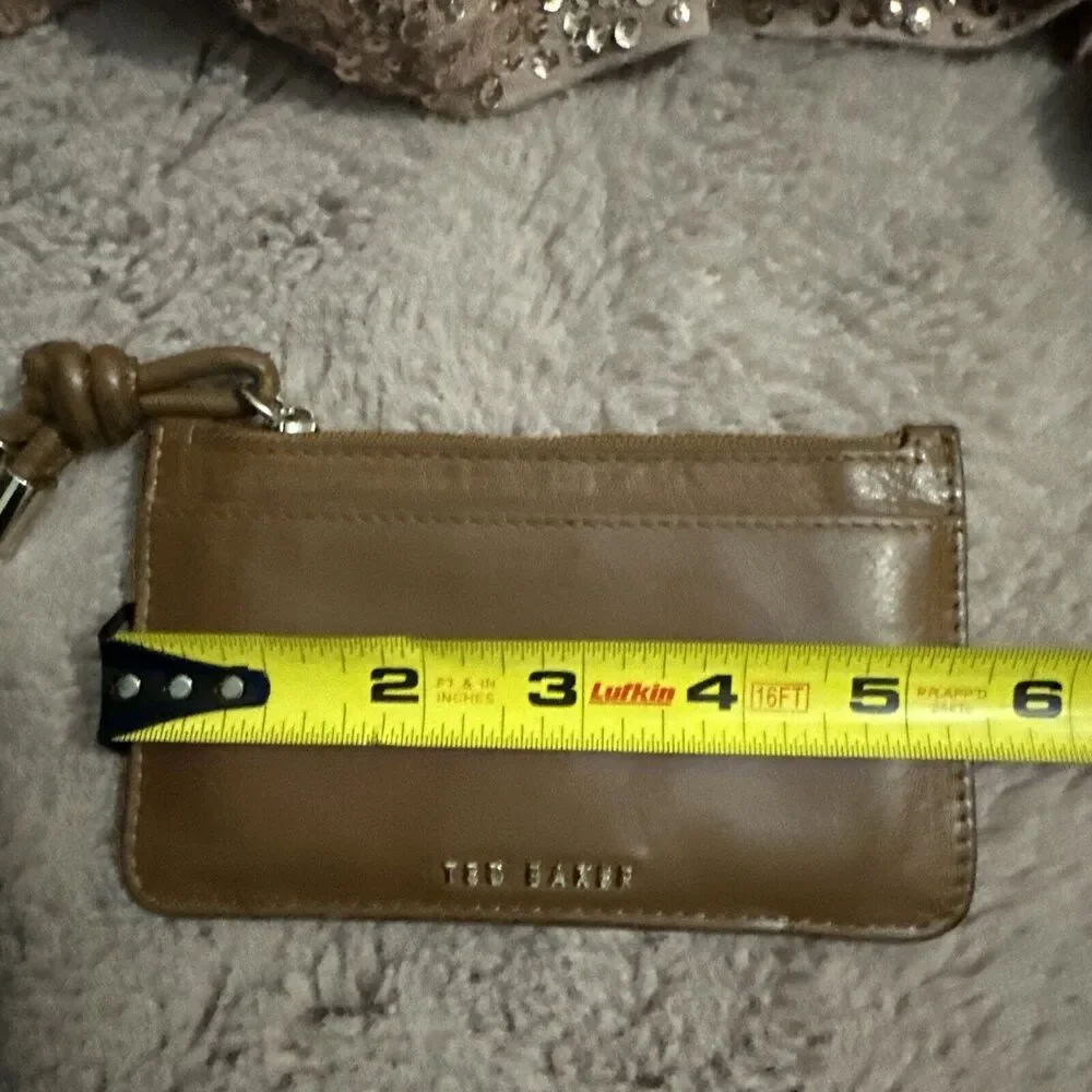 Ted Baker Mova Brown Zip Top Purse